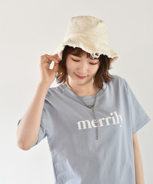 casita(RETRO GIRL)（カシータ）の「フリンジバケットハット（ハット・レディース・オフホワイト/ブラック/グレー/アイボリー・FREE）」の12枚目の写真