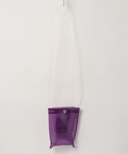 beautiful people(ビューティフルピープル)の「beautiful People clear emboss name document bag - 1115611922(ショルダーバッグ・レディース・ホワイト/ブラック/パープル・FREE)」の7枚目の写真