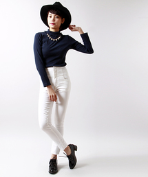 WEGO | WEGO/ハイウエストスキニーパンツ(デニムパンツ)