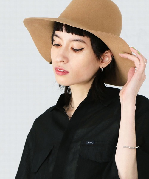 Lee（リー）の「Lee/リー　シアーシャツ半袖（シャツ/ブラウス・レディース・サックスブルー/ブラック/テラコッタ/ホワイト・SMALL/MEDIUM）」の8枚目の写真