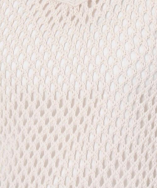 coen by SIZU（コーエンバイシズ）の「coen by SIZU メッシュワンピース＆メロウ5分袖Tシャツ2セット（ワンピース・レディース・ナチュラル・FREE）」の17枚目の写真