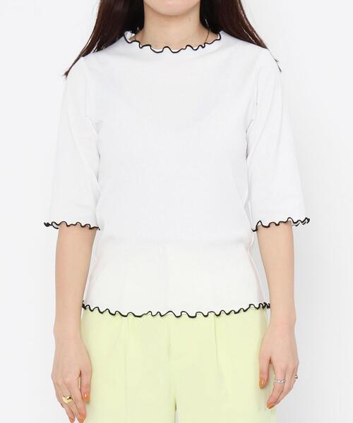 coen by SIZU（コーエンバイシズ）の「coen by SIZU メッシュワンピース＆メロウ5分袖Tシャツ2セット（ワンピース・レディース・ナチュラル・FREE）」の8枚目の写真