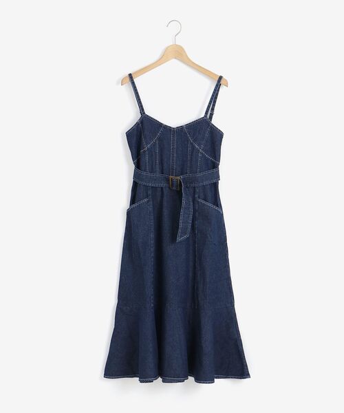 MAJESTIC LEGON（マジェスティックレゴン）の「レディステッチマーメイドワンピ（ワンピース・レディース・ブラック/ネイビー/アイボリー/ブラック系その他・SMALL/MEDIUM）」の13枚目の写真