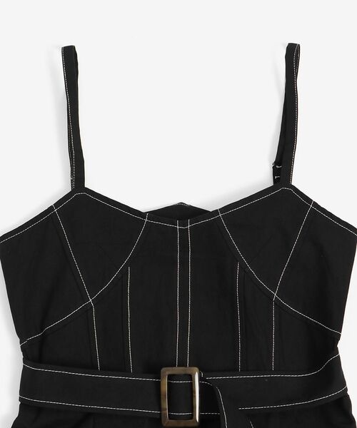 MAJESTIC LEGON（マジェスティックレゴン）の「レディステッチマーメイドワンピ（ワンピース・レディース・ブラック/ネイビー/アイボリー/ブラック系その他・SMALL/MEDIUM）」の10枚目の写真