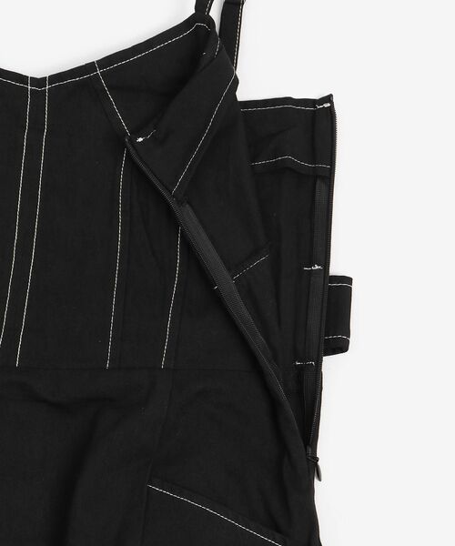 MAJESTIC LEGON（マジェスティックレゴン）の「レディステッチマーメイドワンピ（ワンピース・レディース・ブラック/ネイビー/アイボリー/ブラック系その他・SMALL/MEDIUM）」の6枚目の写真