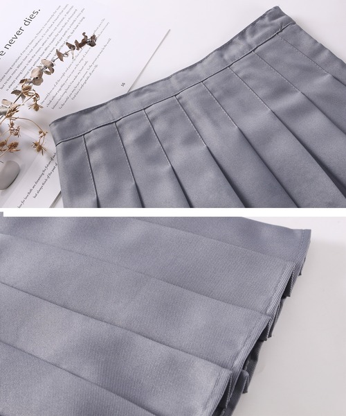 MAISON DE THERESE（メゾン ド テレーズ）の「プリーツミニスカート（スカート・レディース・グレー/ホワイト/ブラック/ピンク/ダークグレー・M/S/L/SS/X-LARGE）」の7枚目の写真