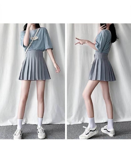 MAISON DE THERESE（メゾン ド テレーズ）の「プリーツミニスカート（スカート・レディース・グレー/ホワイト/ブラック/ピンク/ダークグレー・M/S/L/SS/X-LARGE）」の6枚目の写真