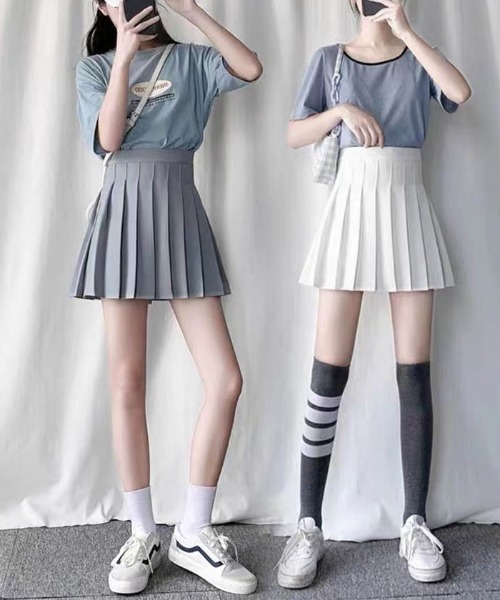 MAISON DE THERESE（メゾン ド テレーズ）の「プリーツミニスカート（スカート・レディース・グレー/ホワイト/ブラック/ピンク/ダークグレー・M/S/L/SS/X-LARGE）」の9枚目の写真