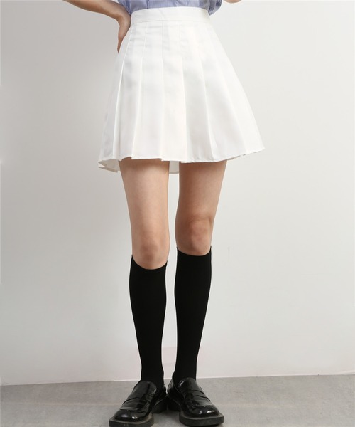 MAISON DE THERESE（メゾン ド テレーズ）の「プリーツミニスカート（スカート・レディース・グレー/ホワイト/ブラック/ピンク/ダークグレー・M/S/L/SS/X-LARGE）」の22枚目の写真