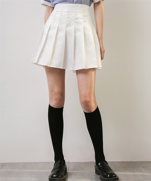 MAISON DE THERESE（メゾン ド テレーズ）の「プリーツミニスカート（スカート・レディース・グレー/ホワイト/ブラック/ピンク/ダークグレー・M/S/L/SS/X-LARGE）」の21枚目の写真