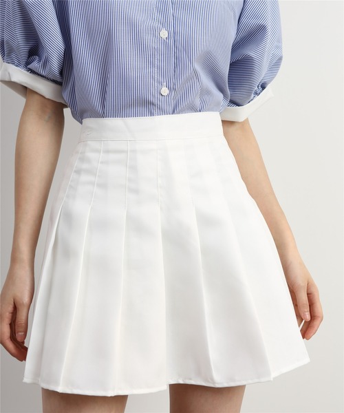 MAISON DE THERESE（メゾン ド テレーズ）の「プリーツミニスカート（スカート・レディース・グレー/ホワイト/ブラック/ピンク/ダークグレー・M/S/L/SS/X-LARGE）」の20枚目の写真