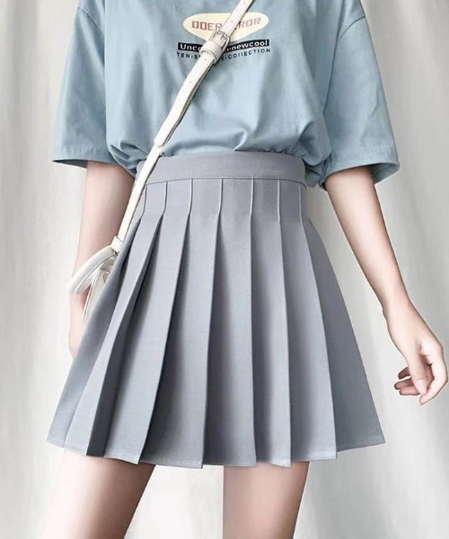 MAISON DE THERESE（メゾン ド テレーズ）の「プリーツミニスカート（スカート・レディース・グレー/ホワイト/ブラック/ピンク/ダークグレー・M/S/L/SS/X-LARGE）」の17枚目の写真