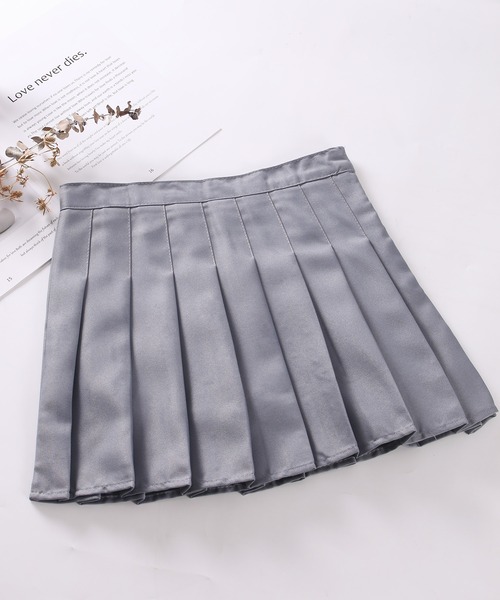 MAISON DE THERESE（メゾン ド テレーズ）の「プリーツミニスカート（スカート・レディース・グレー/ホワイト/ブラック/ピンク/ダークグレー・M/S/L/SS/X-LARGE）」の15枚目の写真