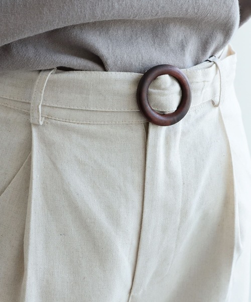 reca（レカ）の「【低身長さんから高身長さんまで！】リネンベルトパンツ（その他パンツ・レディース・ナチュラル/ダークベージュ/ブラック・L/M）」の19枚目の写真