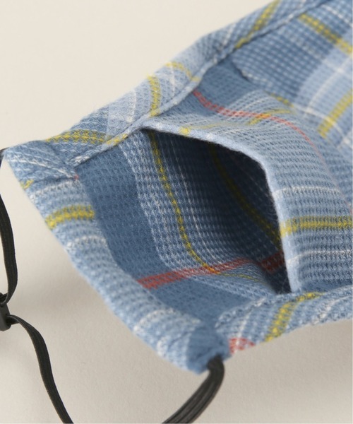 PHINGERIN（フィンガリン）の「【PHINGERIN / フィンガリン】 MASK WAFFLE SAX（マスク・メンズ・サックスブルー・FREE）」の4枚目の写真