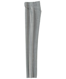 サラリ裏メッシュ美脚ストレッチアンクルパンツ　股下５５cm