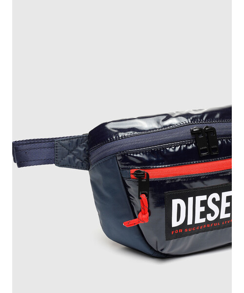 ★ DIESEL ★ LOKI PAT ボディバッグ DIESEL（ディーゼル）の「メンズ MIXナイロン ウエストポーチ