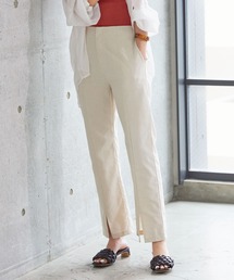 リネンストレートパンツ