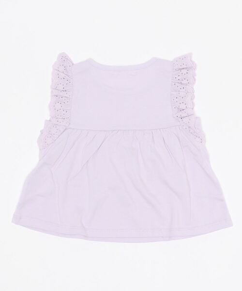 SLAP SLIP（スラップスリップ）の「SLAP SLIP/袖レース 天竺 ピンタック Tシャツ(80~130cm)（Tシャツ/カットソー・キッズ・パープル/ブルー/ホワイト・110/80/90/100/130/120）」の15枚目の写真