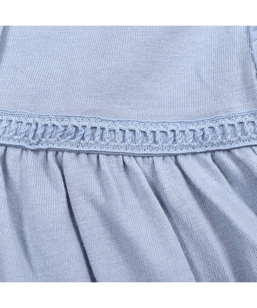 SLAP SLIP（スラップスリップ）の「SLAP SLIP/袖レース 天竺 ピンタック Tシャツ(80~130cm)（Tシャツ/カットソー・キッズ・パープル/ブルー/ホワイト・110/80/90/100/130/120）」の4枚目の写真