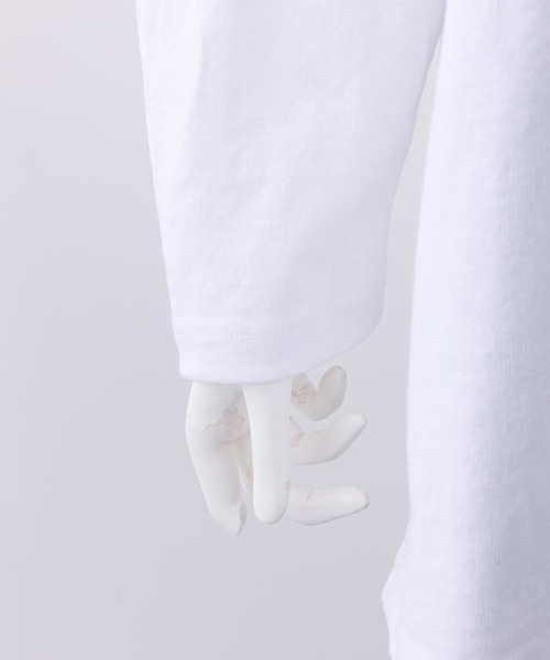 MILKFED.（ミルクフェド）の「SLIT SLEEVE TOP（Tシャツ/カットソー・レディース・ホワイト/ブラック/ネイビー・ONE SIZE）」の6枚目の写真