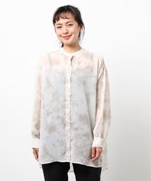 Lugnoncure | タイダイ柄シアーシャツ(シャツ/ブラウス)