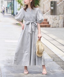 natural couture | ランタンスリーブワンピース(ワンピース)