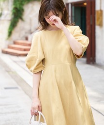 natural couture | ランタンスリーブワンピース(ワンピース)