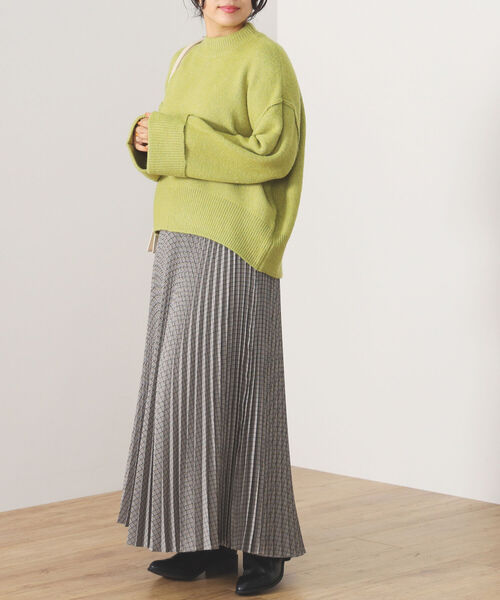 BEAMS HEART(ビームスハート)の「BEAMS HEART / アウトリンキング ニットプルオーバー(ニット/セーター・レディース・ベージュ/ピンク/ミント/サックスブルー/イエロー系その他2・FREE)」の19枚目の写真