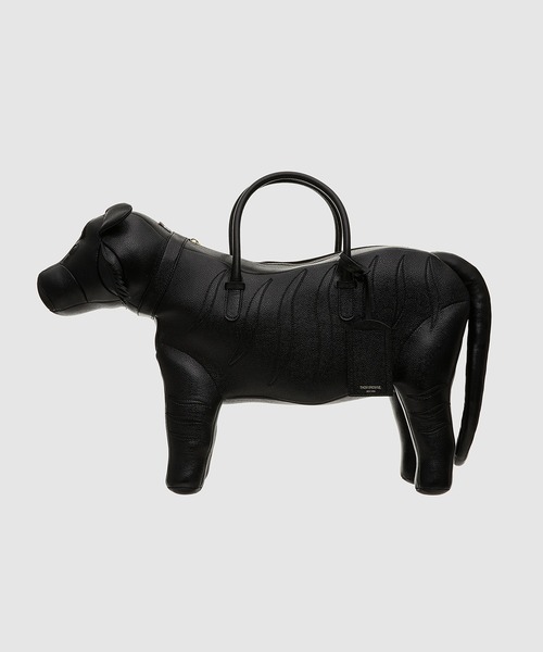 犬型ショルダーバッグ 黒 トムブラウン