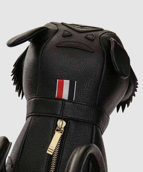 【Thom Browne】トムブラウン◆ブラック Tiger ハンドバッグ THOM BROWNE（トムブラウン）の「TIGER BAG IN PEBBLE GRAIN