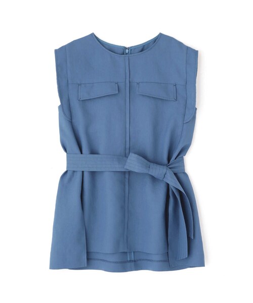 BOSCH（ボッシュ）の「◆麻調セットアップブラウス（シャツ/ブラウス・レディース・ブルー/ネイビー/ベージュ・38/36）」の16枚目の写真