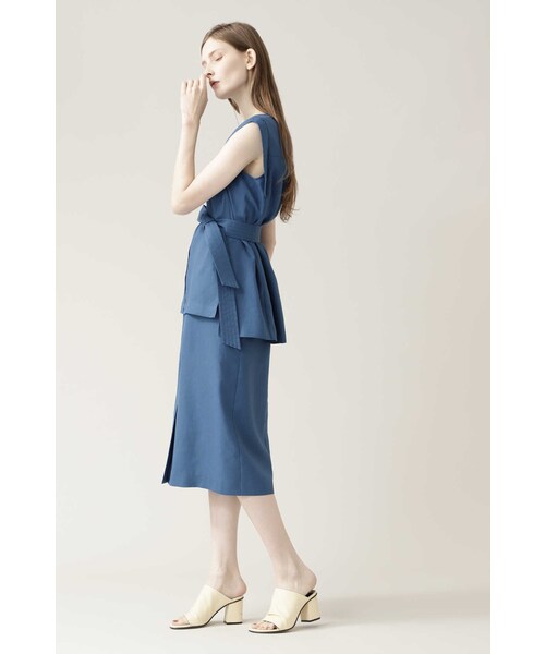 BOSCH（ボッシュ）の「◆麻調セットアップブラウス（シャツ/ブラウス・レディース・ブルー/ネイビー/ベージュ・38/36）」の18枚目の写真