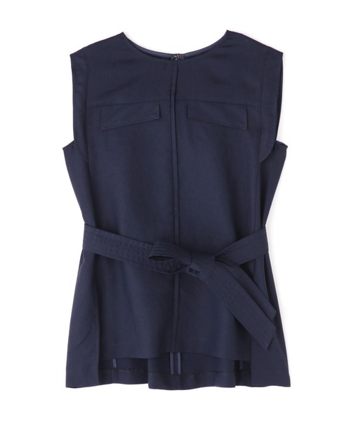 BOSCH（ボッシュ）の「◆麻調セットアップブラウス（シャツ/ブラウス・レディース・ブルー/ネイビー/ベージュ・38/36）」の2枚目の写真