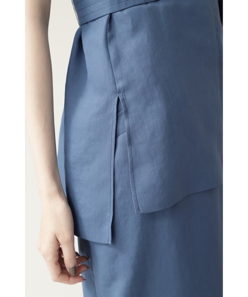 BOSCH（ボッシュ）の「◆麻調セットアップブラウス（シャツ/ブラウス・レディース・ブルー/ネイビー/ベージュ・38/36）」の11枚目の写真