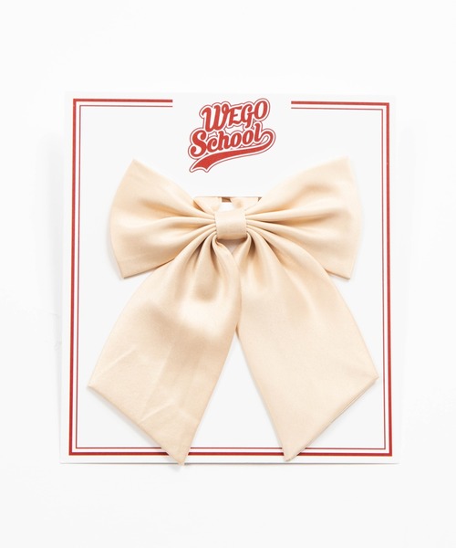 WEGO（ウィゴー）の「WEGO/無地スクールリボン（ネクタイ・レディース・ネイビー/ブラウン/ピンク/ワイン/ベージュ/グレー/ベージュ系その他/ブラック・FREE）」の5枚目の写真