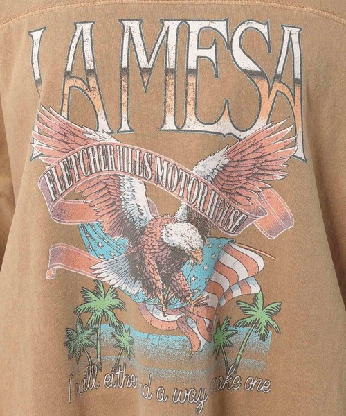 GOOD ROCK SPEED（グッドロックスピード）の「GOOD ROCK SPEED / イーグルロングスリーブカットソー（Tシャツ/カットソー・レディース・ブラック/ベージュ・フリー）」の6枚目の写真