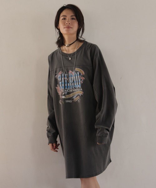 GOOD ROCK SPEED（グッドロックスピード）の「GOOD ROCK SPEED / イーグルロングスリーブカットソー（Tシャツ/カットソー・レディース・ブラック/ベージュ・フリー）」の17枚目の写真