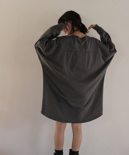 GOOD ROCK SPEED（グッドロックスピード）の「GOOD ROCK SPEED / イーグルロングスリーブカットソー（Tシャツ/カットソー・レディース・ブラック/ベージュ・フリー）」の11枚目の写真