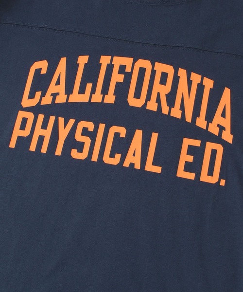 Champion(チャンピオン)の「『別注』Champion×Sonny Label フットボールロゴロングスリーブTシャツワンピース(ワンピース・レディース・ホワイト/ネイビー/バーガンディー・ONE)」の6枚目の写真