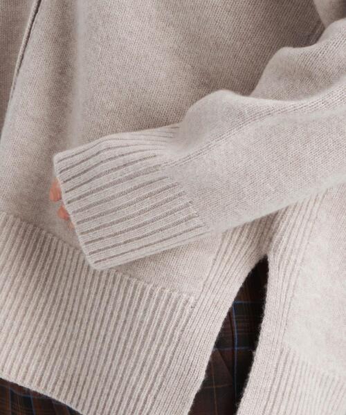 green label relaxing（グリーンレーベルリラクシング）の「SERENITY セレニティ Vネック ニット カーディガン（カーディガン/ボレロ・レディース・ターコイズブルー/ブラック/ピンク/ダークグレー/ベージュ・FREE）」の13枚目の写真