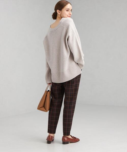 green label relaxing（グリーンレーベルリラクシング）の「SERENITY セレニティ Vネック ニット カーディガン（カーディガン/ボレロ・レディース・ターコイズブルー/ブラック/ピンク/ダークグレー/ベージュ・FREE）」の21枚目の写真