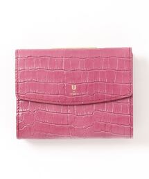 【新品】ユーバイウンガロ✨クロエ 内側ダブルファスナー長財布 型押し ピンク 59367818b_b_05_215.jpg