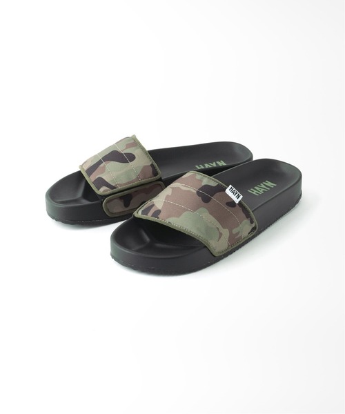 HYAN(ハイアン)の「【HAYN / ハイアン】SHOWER SANDALS PRINT(サンダル・メンズ・チャコールグレー/カーキ・25cm/26cm/27cm/28cm)」の1枚目の写真