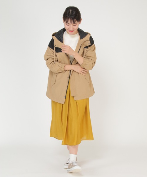 ikka（イッカ）の「撥水パッカブルマンパー（マウンテンパーカー・レディース・ベージュ/オリーブ/その他1・M/L）」の19枚目の写真