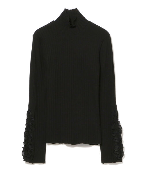 Ray BEAMS(レイビームス)の「RBS / リブ アーム フリル Tシャツ(Tシャツ/カットソー・レディース・ナチュラル/ブラック・ONE SIZE)」の18枚目の写真