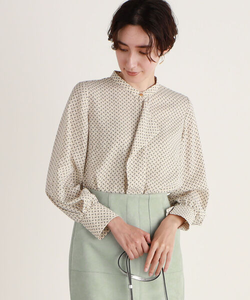 NOLLEY’S(ノーリーズ)の「ジョーゼットフリルブラウス(シャツ/ブラウス・レディース・オフホワイト/イエロー/ホワイト系その他4・36/38)」の11枚目の写真