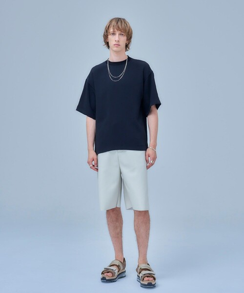 UNITED TOKYO（ユナイテッドトウキョウ）の「ドレープリラックスＴ（Tシャツ/カットソー・メンズ・ベージュ/ブラック/グレー・3/1/2/5）」の4枚目の写真