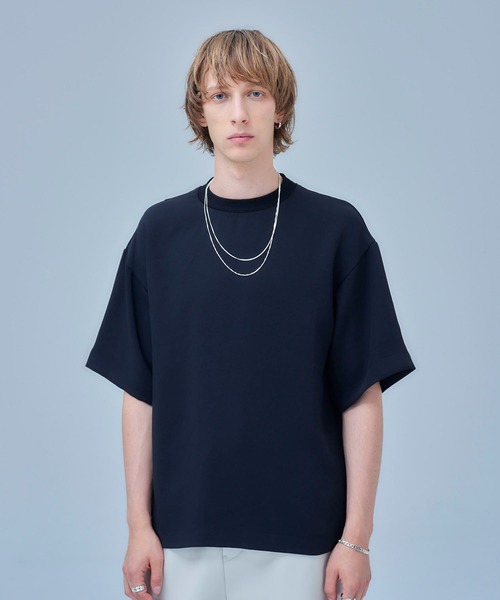 UNITED TOKYO（ユナイテッドトウキョウ）の「ドレープリラックスＴ（Tシャツ/カットソー・メンズ・ベージュ/ブラック/グレー・3/1/2/5）」の13枚目の写真