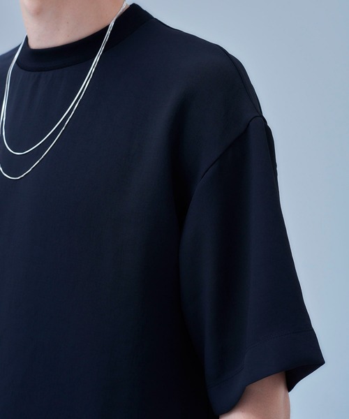 UNITED TOKYO（ユナイテッドトウキョウ）の「ドレープリラックスＴ（Tシャツ/カットソー・メンズ・ベージュ/ブラック/グレー・3/1/2/5）」の18枚目の写真